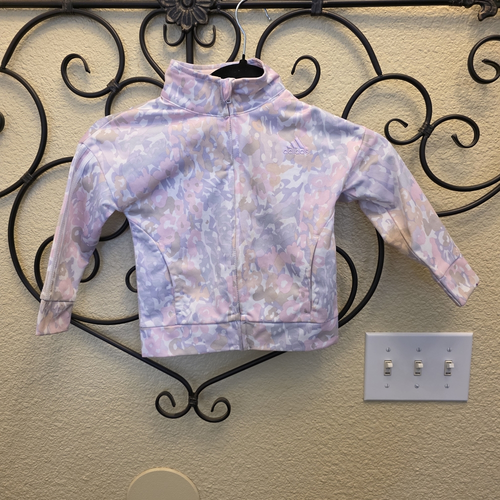Adidas Pastel Camouflage Jacket Size 24 Months